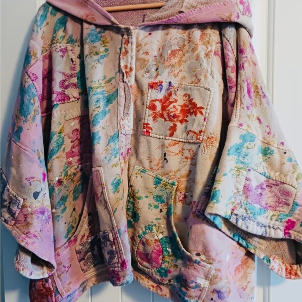 Magnolia Pearl Floral Hooded Jacket